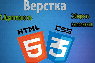 Верстка сайта по низким ценам- Адаптивность, Высокое качество