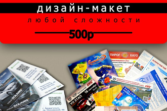 Сделаю макет визитки