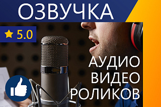 Мужской низкий голос для озвучивания любых ваших проектов