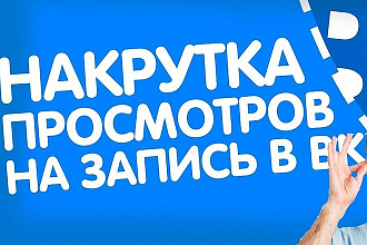 Продвижение записи записи ВК 15000 просмотров на вашу запись
