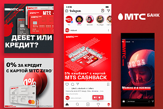 Шаблоны постов для соц. сетей МТС Банка