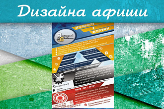 Разработаю и отрисую любую афишу