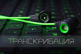 Транскрибация 20 минут