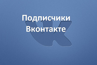 300 подписчиков на паблик Вконтакте, без ботов и программ