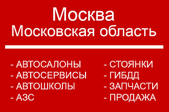 N E W. База. Автосалоны, сервисы, запчасти, аксессуары в Москве и МО