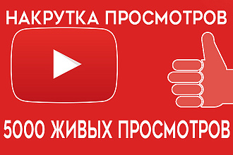+5000 просмотров видео на youtube