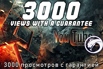 3000 просмотров на ваше видео в Ютуб