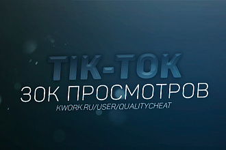 30000 просмотров в TikTok