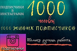 1000 подписчиков инстаграм. Безопасно. Русскоязычные. С Аватаркой