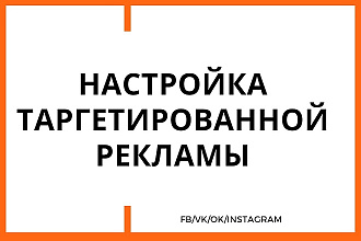 Профессиональная настройка таргетированной рекламы VK