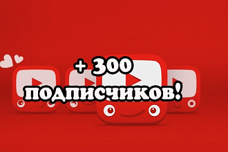 + 300 подписчиков