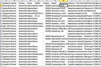 Актуальная база компаний Новосибирска