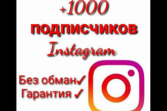 1000 подписчиков инстаграм