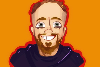 Создам портрет в виду мультфильма