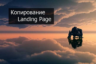 Сделаю копию Landing Page