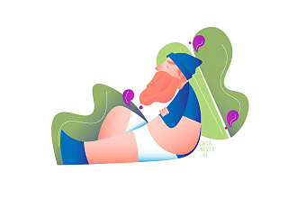 Flat иллюстрация