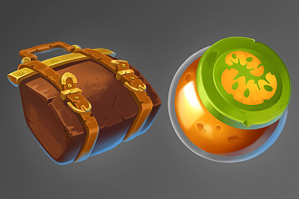 Игровая иконка, пропс, реквизит, объект для игры
