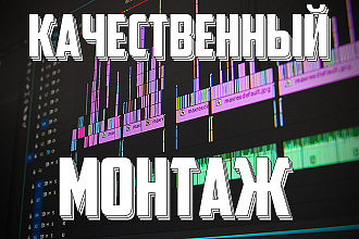 Сделаю качественный монтаж