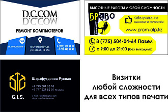Дизайн визиток