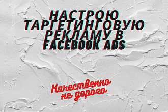 Настрою рекламный аккаунт facebook или facebook ads manager