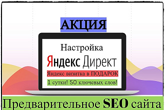 Настройка Яндекс Директ - контекстной рекламы 50 объявлений