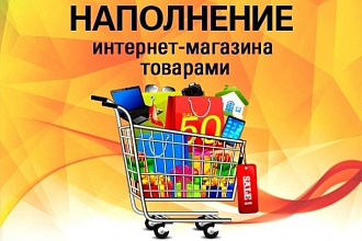 Наполню интернет-магазин товаром