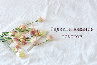 Отредактирую любой текст быстро