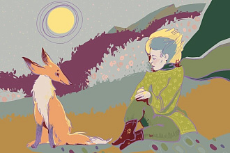 Нарисую иллюстрацию к книге, сказке, стихотворению и т. п