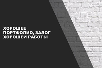 Составлю качественно портфолио для работы