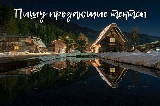 Напишу для вас продающий текст