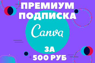 Премиум аккаунт canva Canva pro