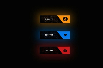 Сделаю для вас оформление канала Twitch