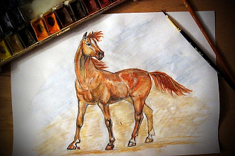 Акварельный рисунок