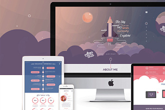 Верстка сайта по вашему макету PSD или AdobeXD