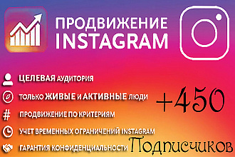 Быстро и качественно наберу живых 450 подписчиков а также и лайков