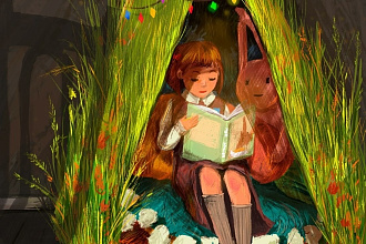 Книжная иллюстрация, персонажи, концепт арт, открытки