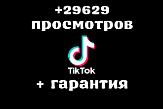 +29629 просмотров на ваш TikTok можно разделить на несколько роликов