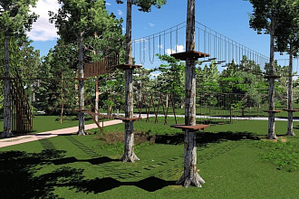 Создам 3d визуализацию парка, спорт. площадки, благоустройства терр