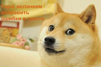 Исправлю ваши ошибки в тексте