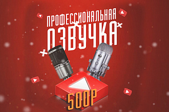 Озвучка любого ролика
