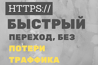 Перевод Вашего сайта на https за 12 часов и сохранением трафика