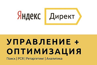 Ведение и оптимизация Яндекс. Директ