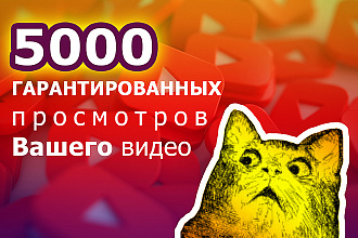 5000 гарантированных просмотров Вашего видео на Youtube