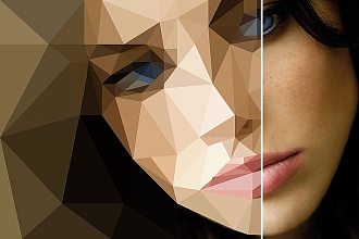 Портрет-Low POLY
