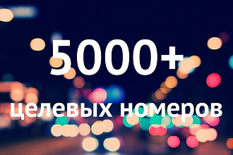 Соберу базу целевых телефонных номеров