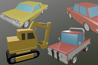 Создам 3D Модель в стиле low poly
