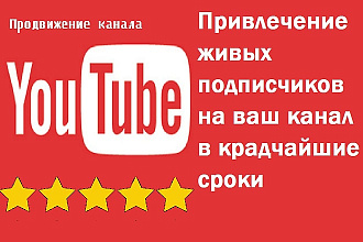 300+ живых подписчиков на Youtube канал