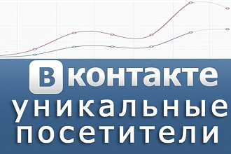 Уникальные посетители в группу ВКонтакте. Услуга неделя