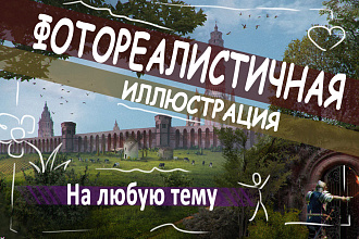 Фотореалистичная иллюстрация на любую тему