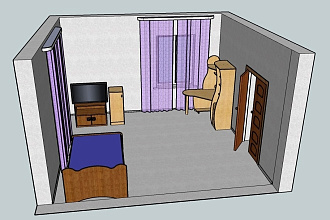 Создам 3D модели корпусной мебели в Sketchup